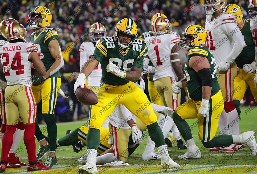 Presse sports : Report 'FOOT NFL 2022 NFL: NFC Divisional Round-San  Francisco 49ers at Green Bay Packers'