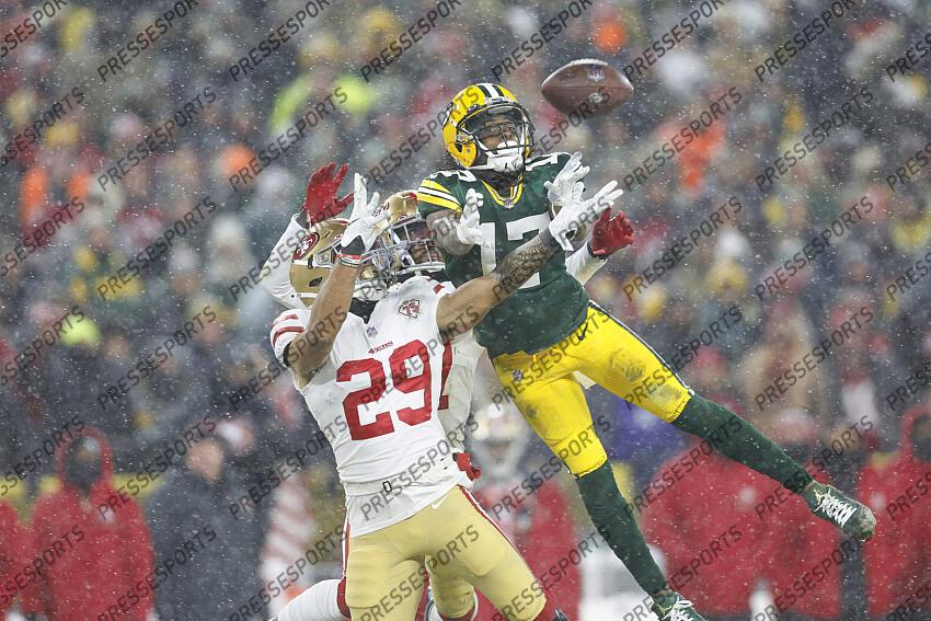 Presse sports : Report 'FOOT NFL 2022 NFL: NFC Divisional Round-San  Francisco 49ers at Green Bay Packers'