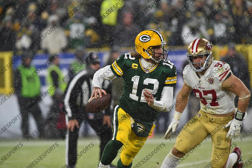 Green Bay, United States. 22nd Jan, 2022. San Francisco 49ers