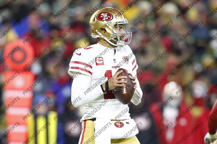 Presse sports : Report 'FOOT NFL 2022 NFL: NFC Divisional Round-San  Francisco 49ers at Green Bay Packers'