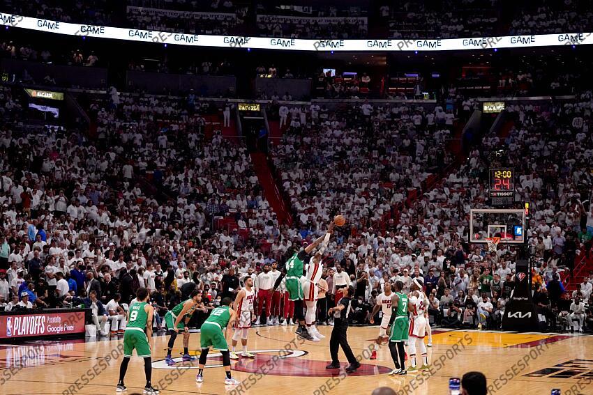 Presse sports : Report 'BASKET NBA 2022 NBA: Playoffs-Boston Celtics at Miami  Heat