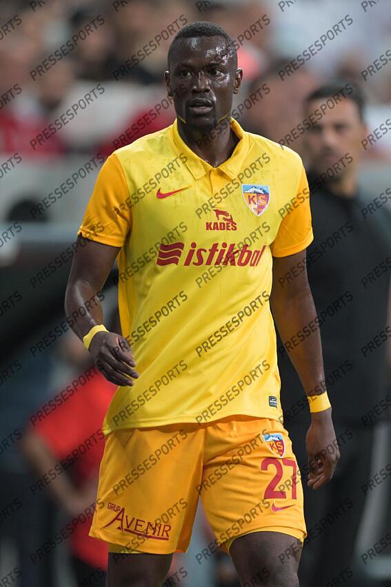 ISTANBUL - Emrah Bassan of Kayserispor during the Turkish Super Lig match  between Besiktas AS and Yukatel