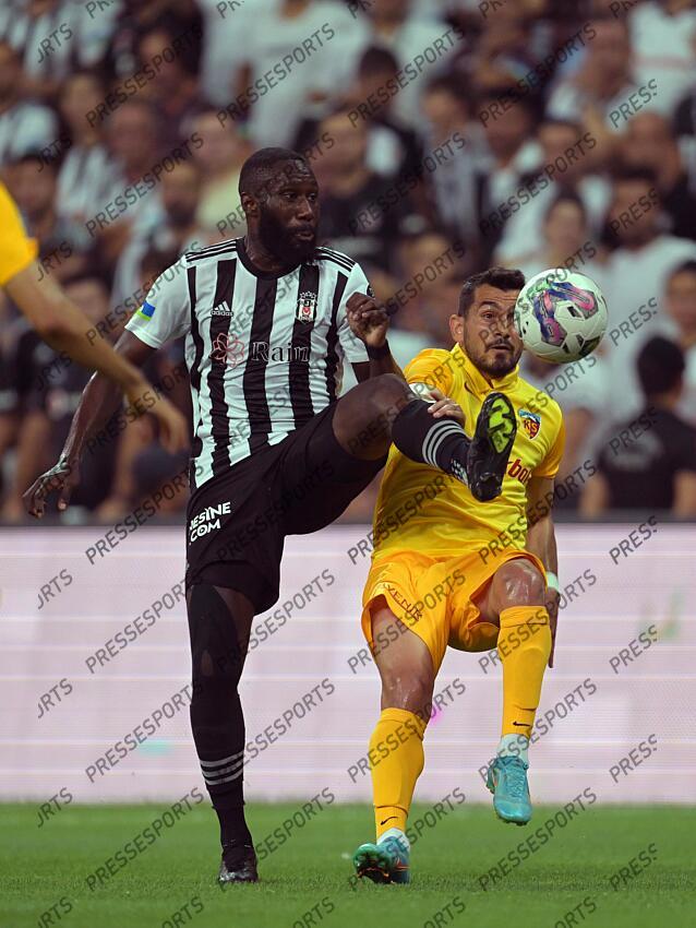 ISTANBUL - Emrah Bassan of Kayserispor during the Turkish Super Lig match  between Besiktas AS and Yukatel