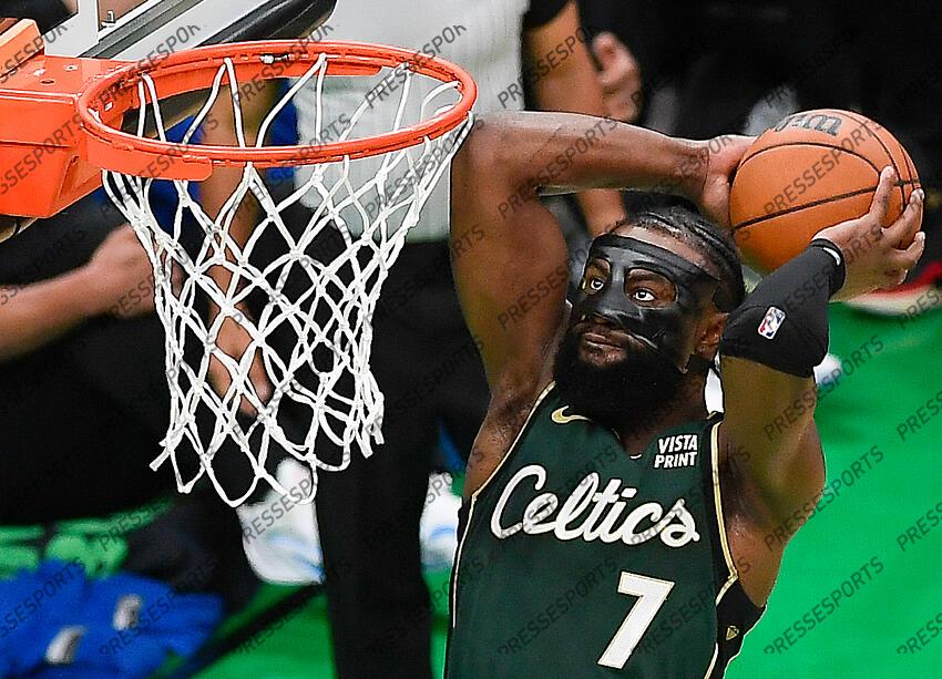 Atlanta Hawks guard Bogdan Bogdanovic (13) shoots the ball against the  Boston Celtics the fourth quarter of game one of the 2023 NBA playoffs at  TD Garden.